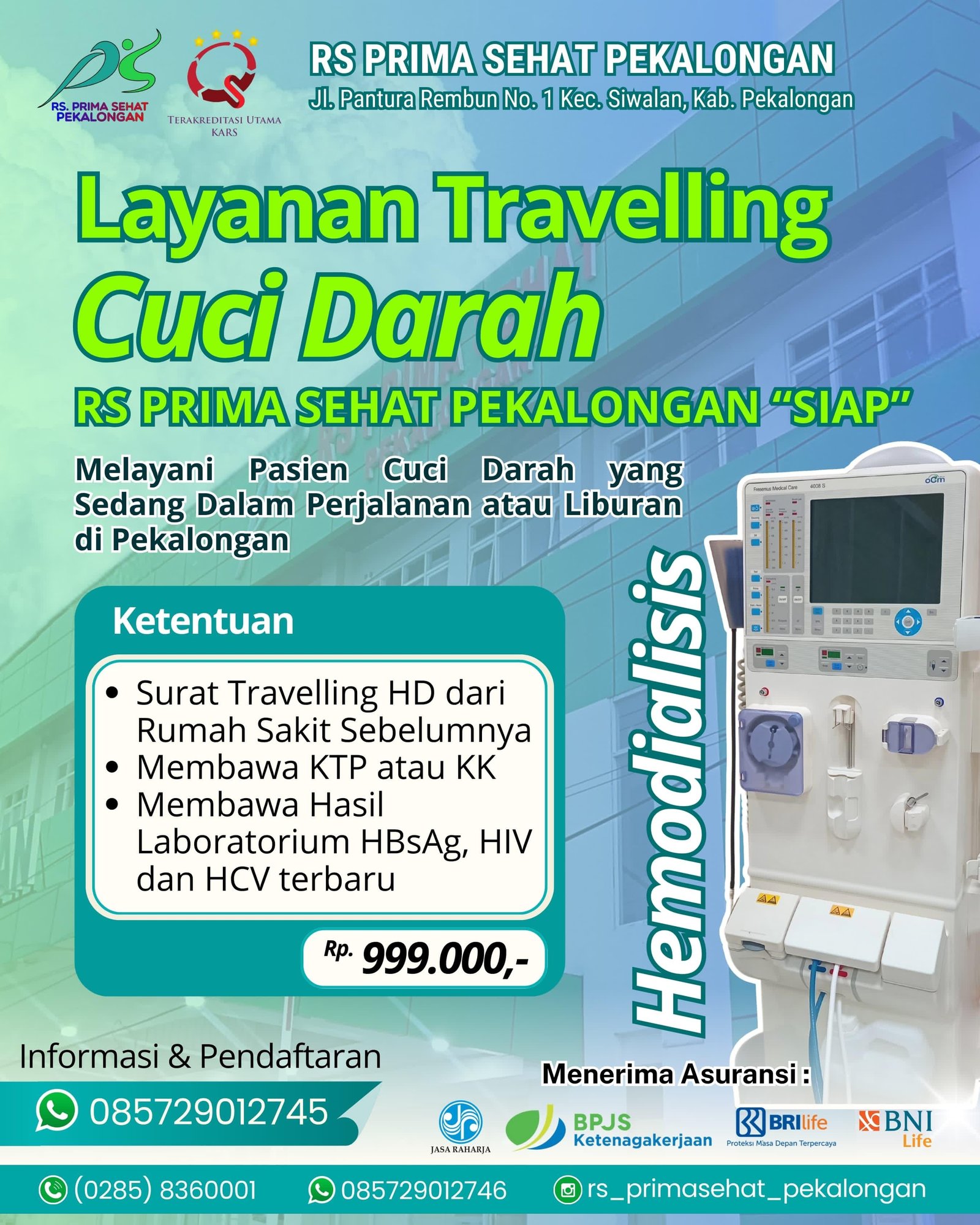 Layanan Travelling Cuci Darah